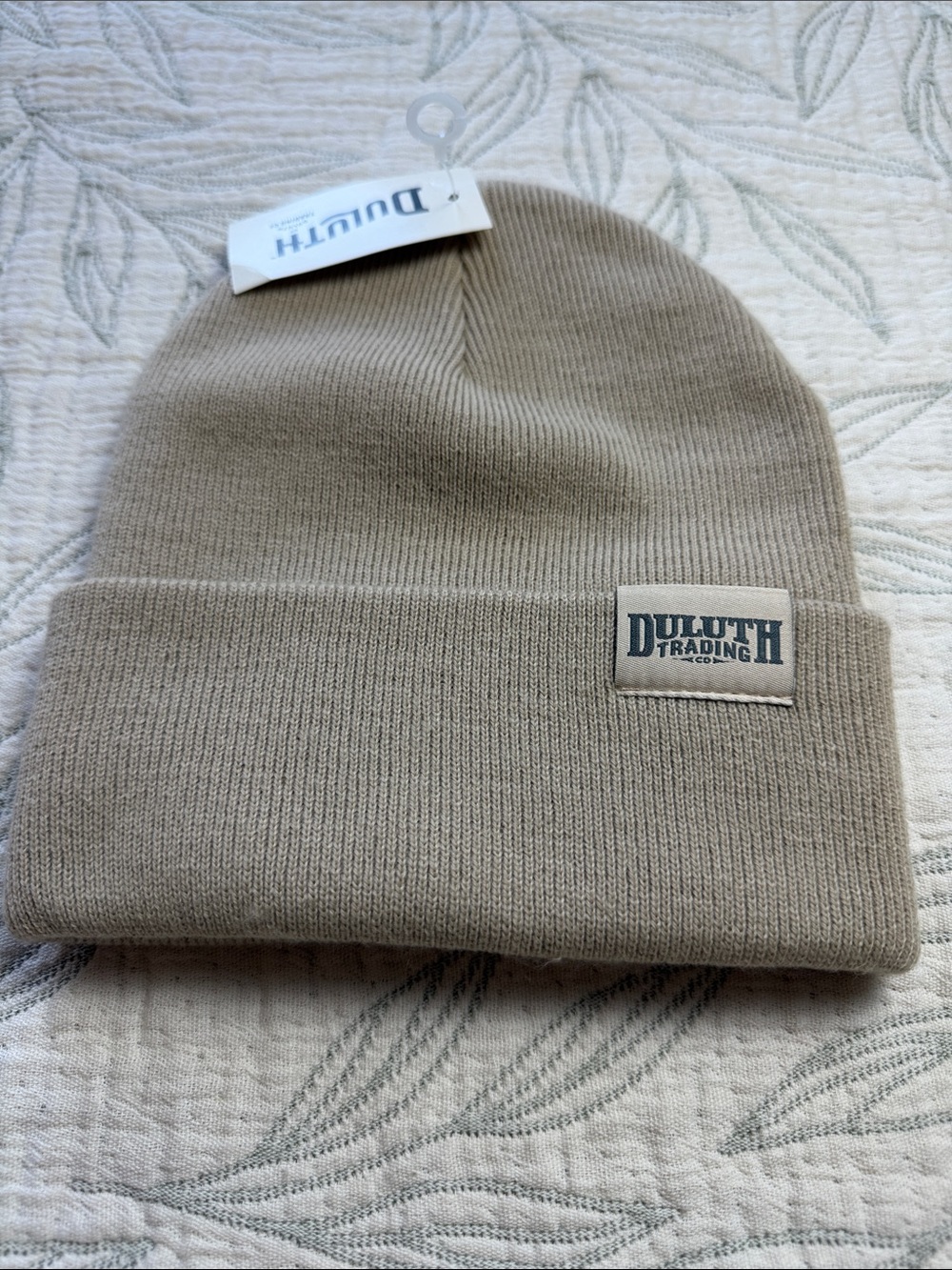 Duluth Trading Co Men’s Taupe Knit Beanie